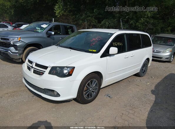 2C4RDGEG5HR698519 2017 DODGE GRAND CARAVAN White წინა მარცხენა ხედი სამი მეოთხედიდან