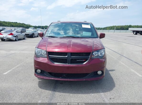 2C4RDGEG5HR711396 2017 DODGE GRAND CARAVAN Темно-бордовый Вид щитка приборов