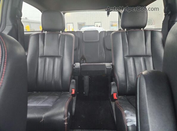 2C4RDGEG5JR223605 2018 DODGE GRAND Yellow Հետևի նստատեղերի տեսք