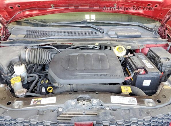 2C4RDGEG5KR641468 2019 DODGE GRAND Burgundy Engine compartment view
