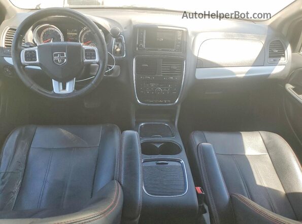 2C4RDGEG6HR717059 2017 DODGE GRAND Silver Вид панелі приладів
