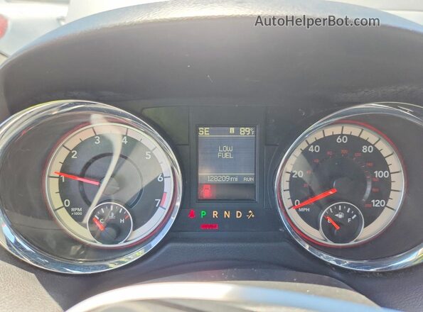 2C4RDGEG6HR717059 2017 DODGE GRAND Silver Вид щитка приладів