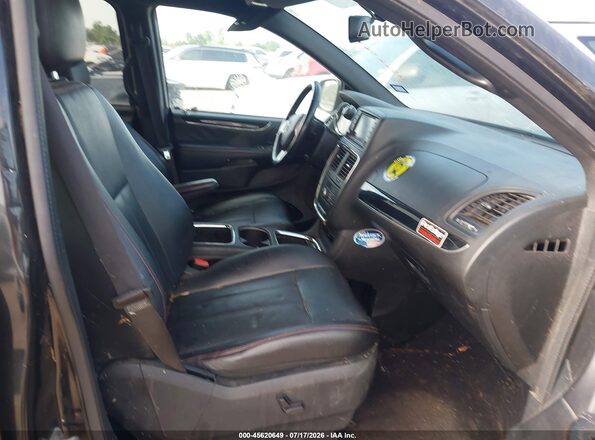 2C4RDGEG6JR205193 2018 DODGE GRAND CARAVAN Черный Вид салона спереди