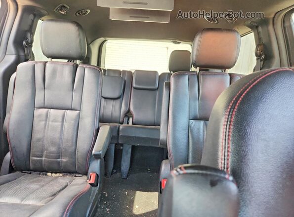 2C4RDGEG7GR270627 2016 DODGE GRAND Black უკანა სავარძლების ხედი