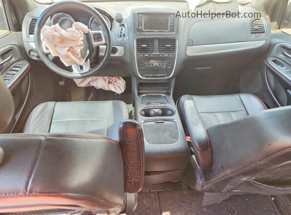 2C4RDGEG7GR270627 2016 DODGE GRAND Black წინა პანელის ხედი