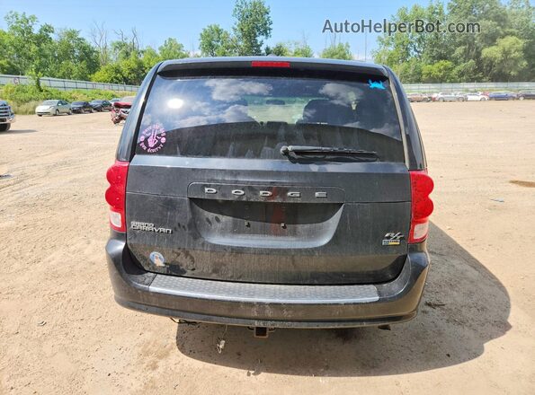 2C4RDGEG7GR270627 2016 DODGE GRAND Black უკანა ხედი