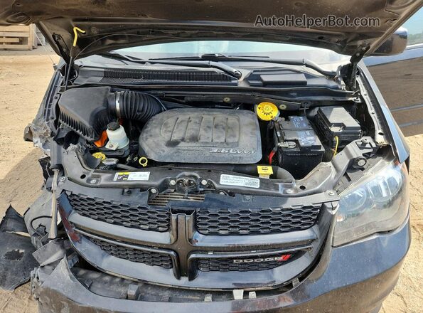 2C4RDGEG7GR270627 2016 DODGE GRAND Black ძრავის განყოფილების ხედი