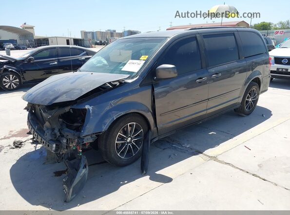 2C4RDGEG7HR573599 2017 DODGE GRAND CARAVAN Серый Передняя левая четверть