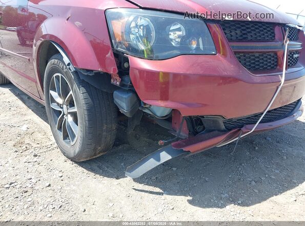 2C4RDGEG7HR740348 2017 DODGE GRAND CARAVAN Maroon Вид спереду