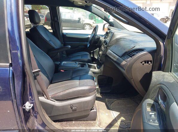 2C4RDGEG8HR791275 2017 DODGE GRAND CARAVAN Blue Вид салону спереду