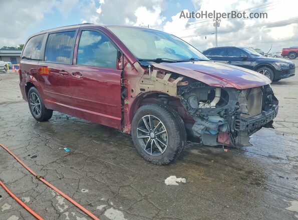 2C4RDGEG8HR873314 2017 DODGE GRAND Burgundy Delantero derecho