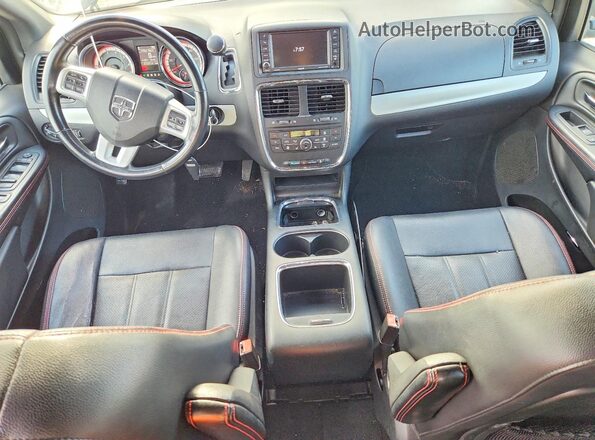 2C4RDGEG8JR189482 2018 DODGE GRAND Gray Вид панелі приладів