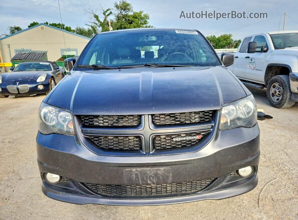 2C4RDGEG8JR189482 2018 DODGE GRAND Gray Вид спереду