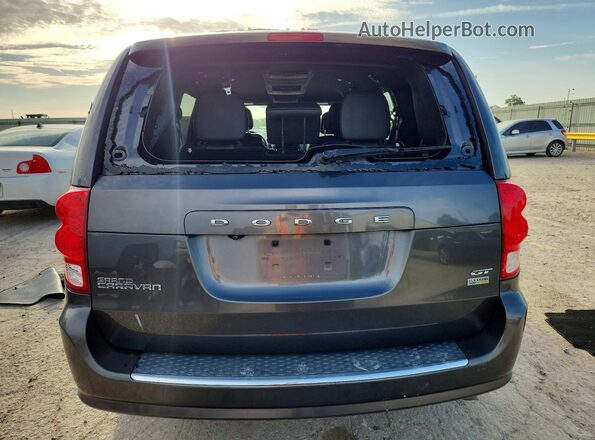 2C4RDGEG8JR189482 2018 DODGE GRAND Gray Вид ззаду