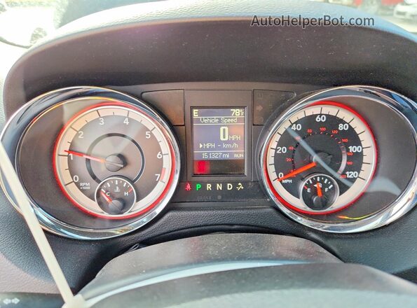 2C4RDGEG8JR189482 2018 DODGE GRAND Gray Вид щитка приладів