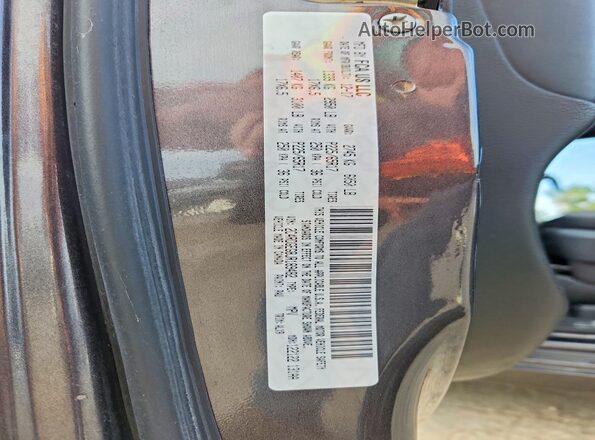 2C4RDGEG8JR189482 2018 DODGE GRAND Gray Вид наклейки з VIN-кодом