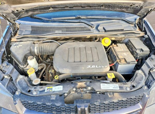2C4RDGEG8JR189482 2018 DODGE GRAND Gray Вид підкапотного простору