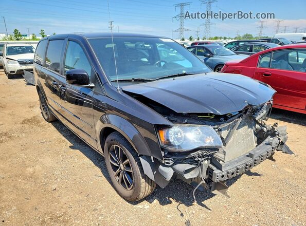 2C4RDGEG9HR646973 2017 DODGE GRAND Black წინა მარჯვენა