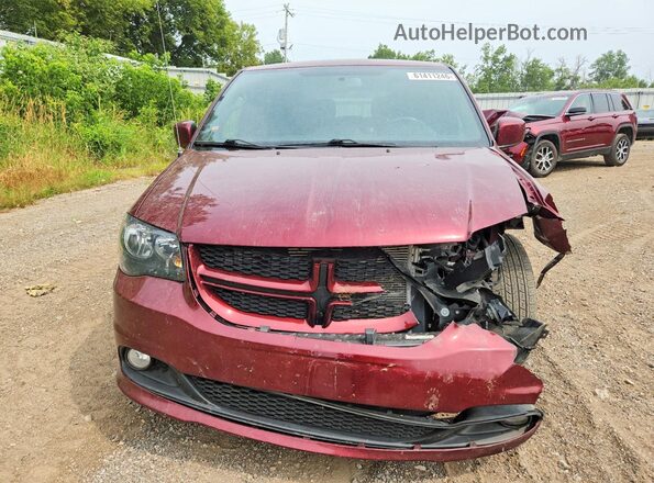 2C4RDGEG9HR667127 2017 DODGE GRAND Бордовый Вид спереди