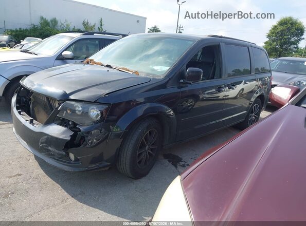 2C4RDGEG9HR690763 2017 DODGE GRAND CARAVAN Black Передня ліва чверть