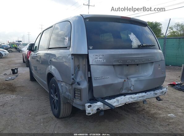 2C4RDGEG9JR196246 2018 DODGE GRAND CARAVAN Silver უკანა მარცხენა