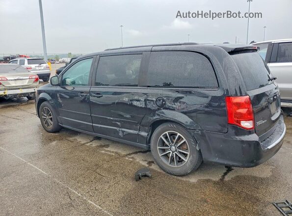 2C4RDGEGXHR697995 2017 DODGE GRAND Black Tył lewy