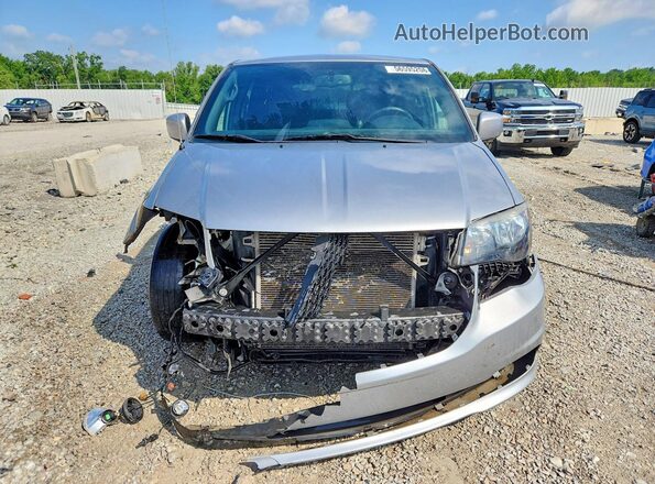 2C4RDGEGXJR206282 2018 DODGE GRAND Silver Front view
