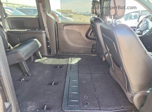 2C4RDGEGXJR271780 2018 DODGE GRAND Gray Vista interior trasera
