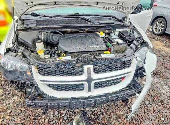 2C4RDGEGXJR285369 2018 DODGE GRAND White Widok komory silnika