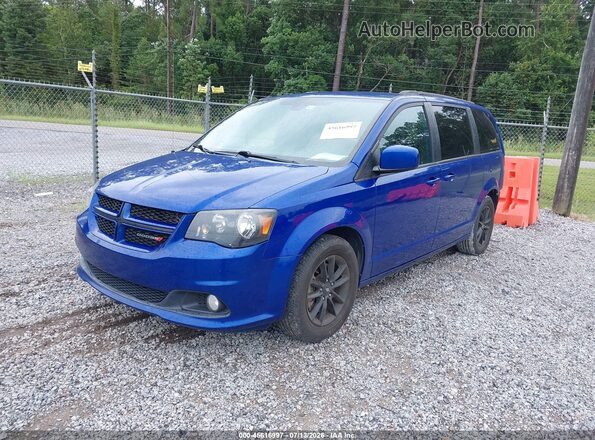 2C4RDGEGXKR683067 2019 DODGE GRAND CARAVAN Blue Front left