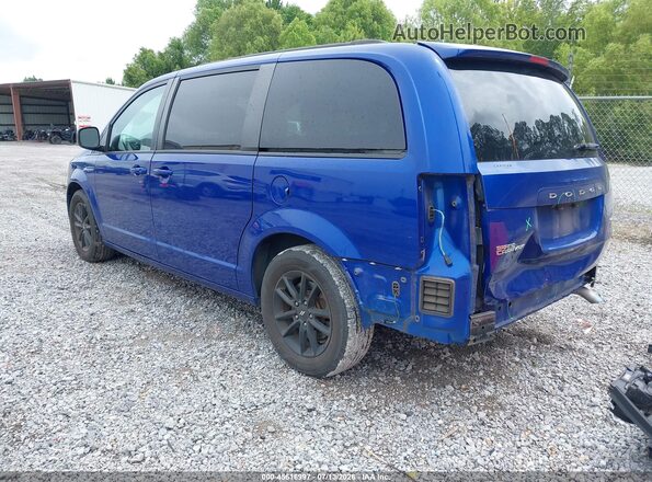 2C4RDGEGXKR683067 2019 DODGE GRAND CARAVAN Blue Rear left