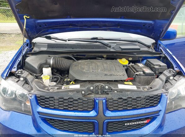 2C4RDGEGXKR683067 2019 DODGE GRAND CARAVAN Blue Rear view