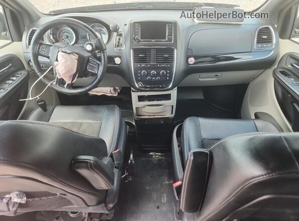 2C7WDGCGXKR766913 2019 DODGE GRAND Gray Вид панелі приладів