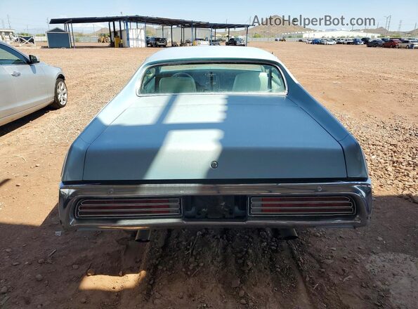 2F93Q521838 1972 MERCURY COUGAR Blue Вид ззаду