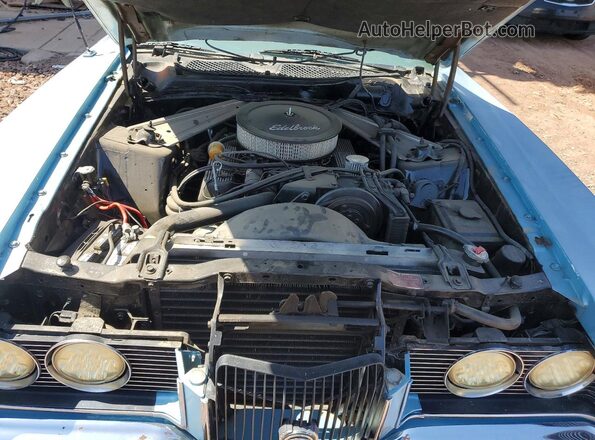 2F93Q521838 1972 MERCURY COUGAR Blue Вид задньої частини салону