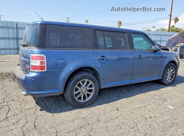 2FMGK5B80JBA19782 2018 FORD FLEX Blue Tył prawy