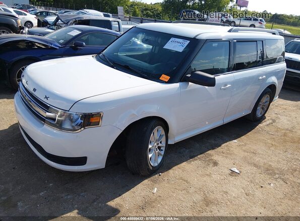 2FMGK5B81JBA22268 2018 FORD FLEX White Przód lewy