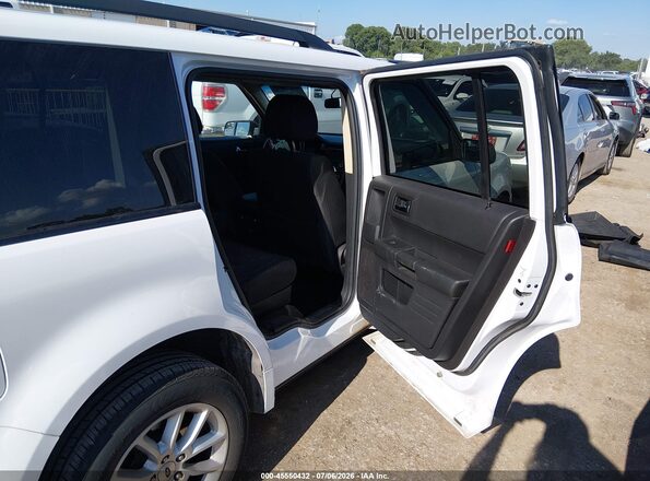 2FMGK5B81JBA22268 2018 FORD FLEX White Widok naklejki z numerem VIN