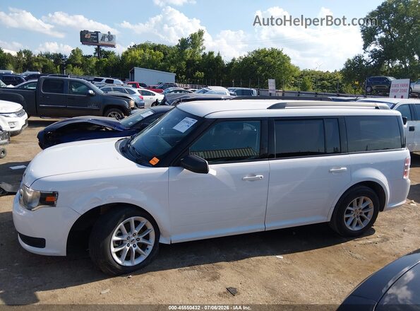 2FMGK5B81JBA22268 2018 FORD FLEX White Widok wnętrza 360 stopni