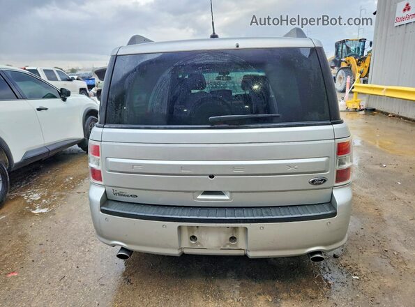 2FMGK5B82GBA19663 2016 FORD FLEX Silver უკანა ხედი