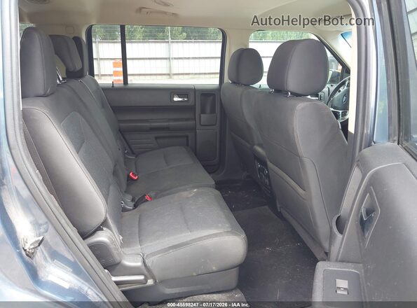 2FMGK5B82KBA10874 2019 FORD FLEX Blue VIN sticker view