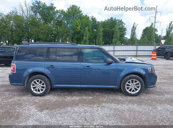 2FMGK5B82KBA10874 2019 FORD FLEX Blue Rear interior view