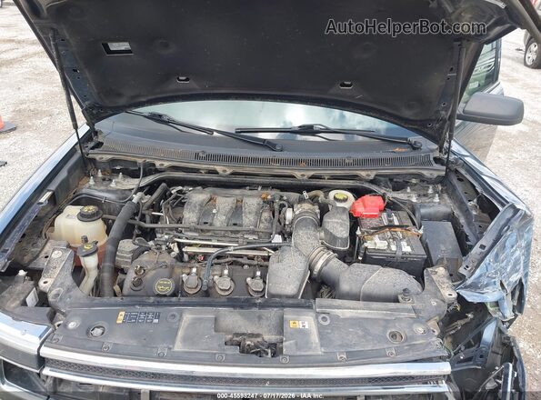 2FMGK5B82KBA10874 2019 FORD FLEX Blue Rear view