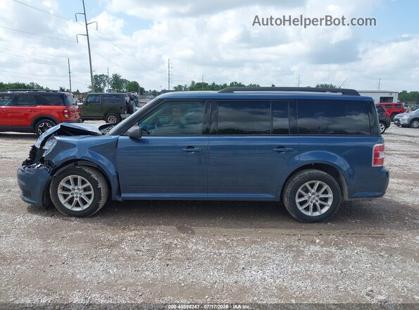 2FMGK5B82KBA10874 2019 FORD FLEX Blue 360 interior view