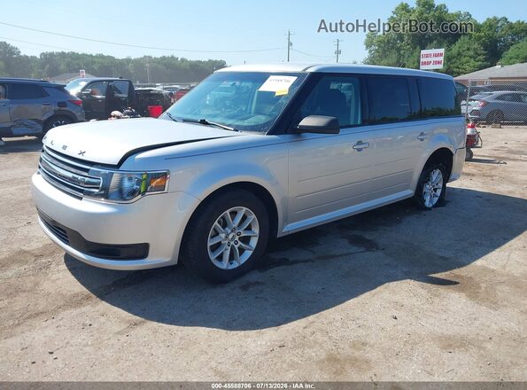 2FMGK5B83KBA33371 2019 FORD FLEX Silver Передня ліва чверть