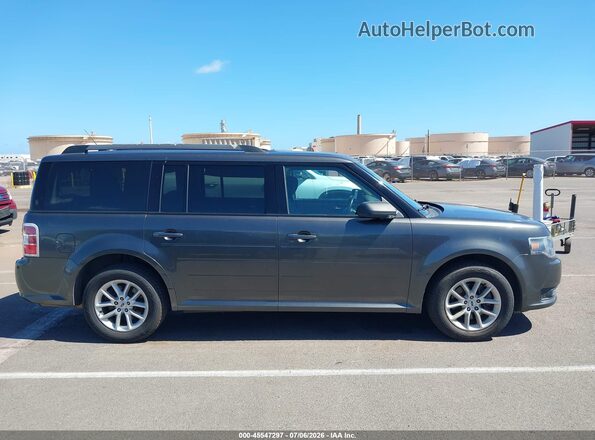 2FMGK5B84JBA03276 2018 FORD FLEX Gray Вид задньої частини салону