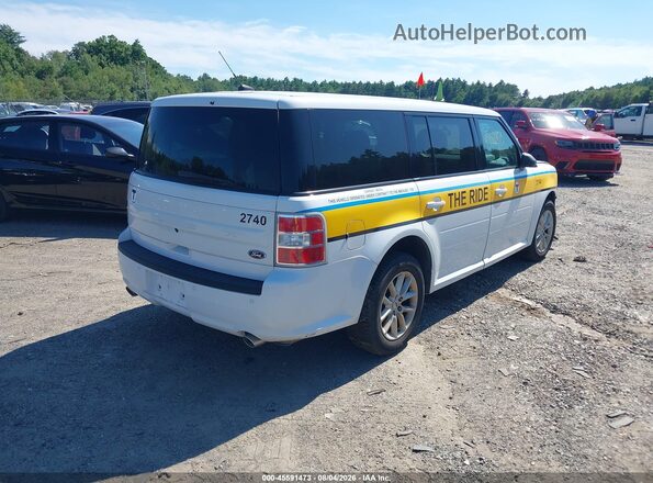 2FMGK5B84KBA39602 2019 FORD FLEX White Tył prawy