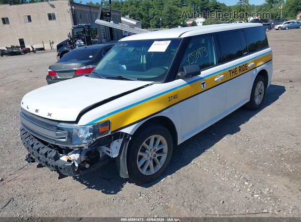 2FMGK5B84KBA39602 2019 FORD FLEX White Przód lewy