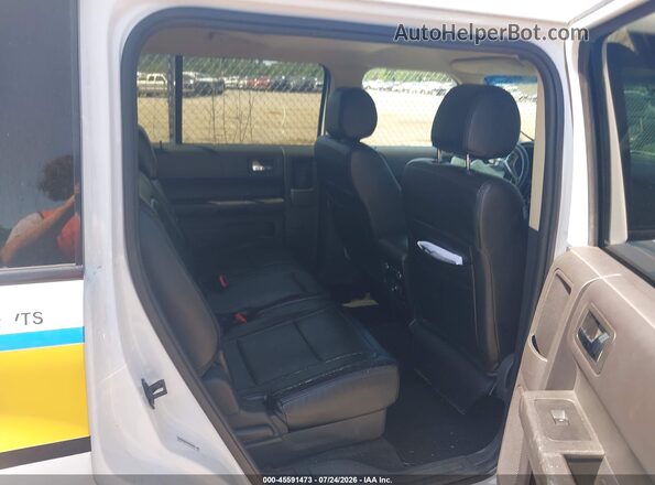 2FMGK5B84KBA39602 2019 FORD FLEX White Widok naklejki z numerem VIN