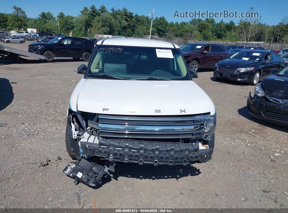 2FMGK5B84KBA39602 2019 FORD FLEX White Widok wnętrza z tyłu